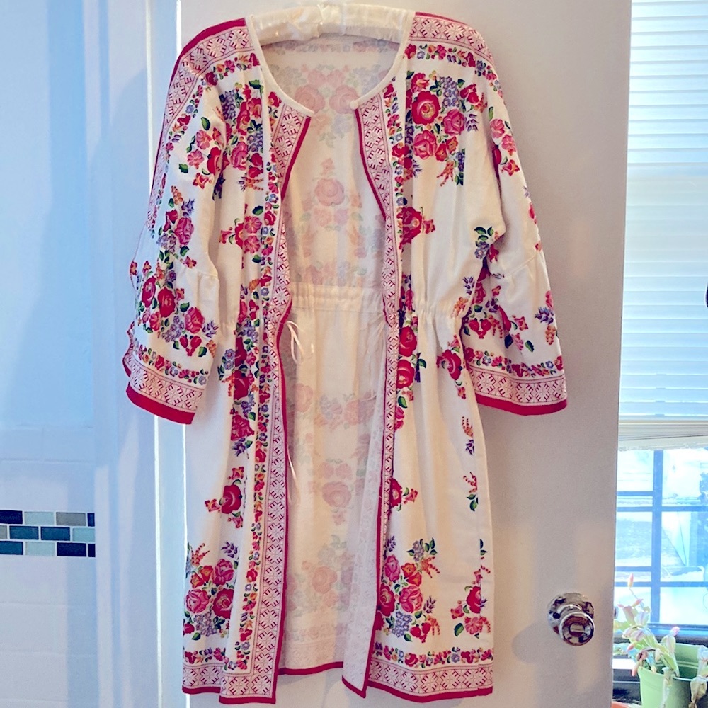 Vintage floral coat